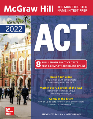 McGraw-Hill Education ACT 2022 By Steven Dulan, Amy Dulan Cover Image