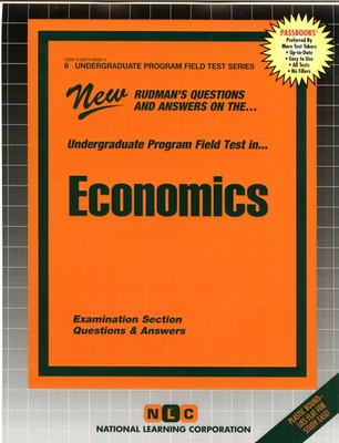 ECONOMICS: Passbooks Study Guide (Undergraduate Program Field Tests (UPFT)) Cover Image