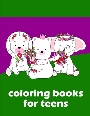 Teen Coloring Books: Animal Designs: Colouring Book for Teenage