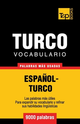 Vocabulario español-turco - 9000 palabras más usadas Cover Image