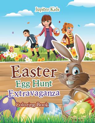 Easter Egg Hunt Extravaganza Coloring Book Cover Image