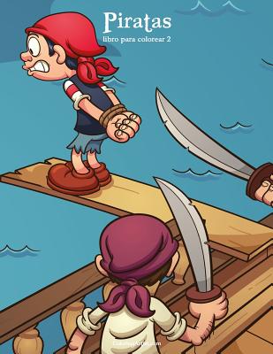 Piratas libro para colorear 2 Cover Image