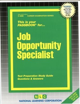 Job Opportunity Specialist: Passbooks Study Guide (Career Examination Series) Cover Image