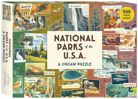 National Parks of the USA A Jigsaw Puzzle: 500 Piece Puzzle (Americana) Cover Image