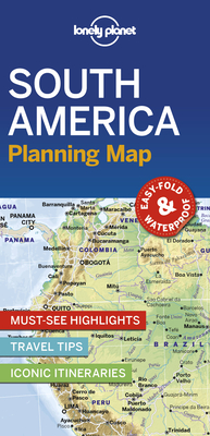 Lonely Planet South America Planning Map Cover Image