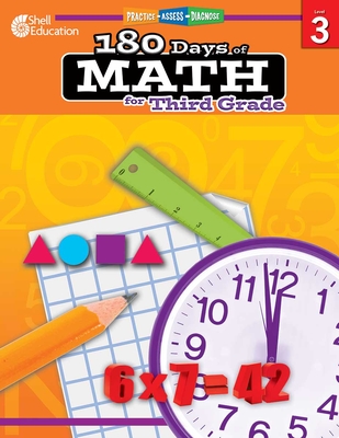 180 Days of Math for Third Grade: Practice, Assess, Diagnose (180 Days of Practice) By Jodene Smith Cover Image