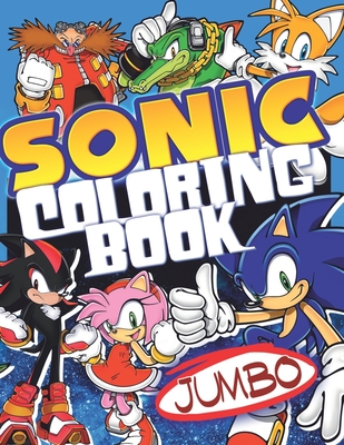 Sónic JUMBO Coloring Book: 65 Exclusive Illustrations (Paperback)