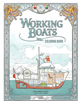 Working Boats Coloring Book Cover Image