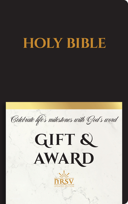 NRSV Updated Edition Gift & Award Bible (Imitation Leather, Black) Cover Image