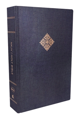 NKJV, Deluxe Reader's Bible, Cloth Over Board, Blue By Thomas Nelson Cover Image
