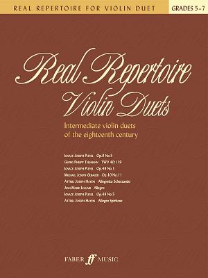 Real Repertoire for Violin Duets (Faber Edition) Cover Image