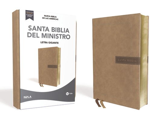 Nbla, Santa Biblia del Ministro, Leathersoft, Beige / Spanish Nbla Minister's Holy Bible, Leathersoft, Tan By Zondervan Cover Image