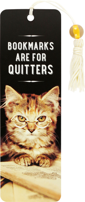 Bookmarks Are for Quitters Beaded Bookmark Cover Image