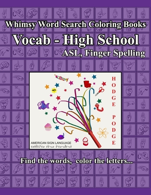 Whimsy Word Search, Vocab High School, ASL Cover Image