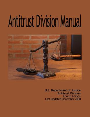 Antitrust Division Manual Cover Image