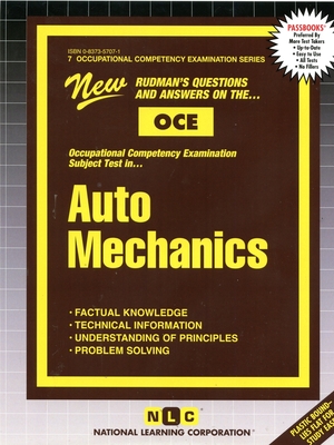 AUTO MECHANICS: Passbooks Study Guide (Occupational Competency Examination) Cover Image