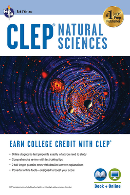 Clep(r) Natural Sciences Book + Online (CLEP Test Preparation) Cover Image