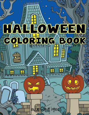 Halloween Coloring Book: Halloween Designs Adult Coloring Book (Adult Coloring Books) By Blue Wave Press Cover Image