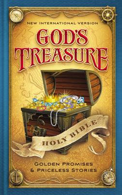 Niv, God's Treasure Holy Bible, Hardcover: Golden Promises and Priceless Stories Cover Image