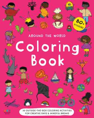 Around the World Coloring Book By Worldwide Buddies (Created by) Cover Image