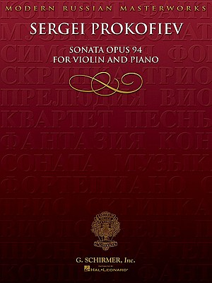 Sonata for Violin, No. 2, Op 94: Violin and Piano Cover Image