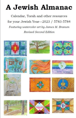A Jewish Almanac: Calendar, Torah, and Other Resources for Your Jewish Year, 2023/5783-5784 Cover Image