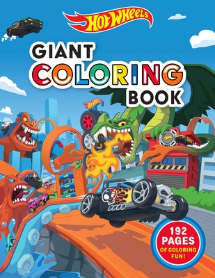 Hot Wheels: Giant Coloring Book Cover Image