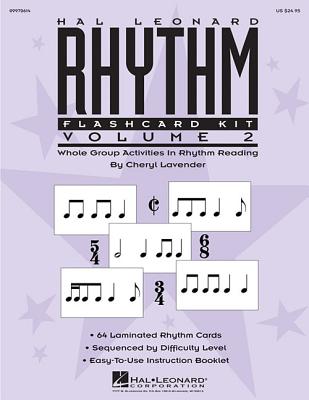 Hal Leonard Rhythm Flashcard Kit, Volume 2: Whole Group Activities in Rhythm Reading Cover Image