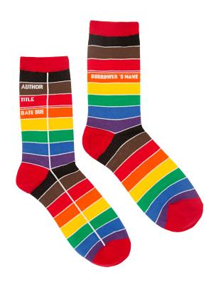 Lib Pride Socks Small By Out of Print (Created by) Cover Image