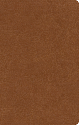 NASB Single-Column Personal Size Bible, Tan Genuine Leather Cover Image