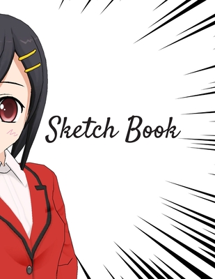 Sketch Book: Manga Themed Personalized Artist Sketchbook For Drawing and Creative Doodling By Adidas Wilson Cover Image