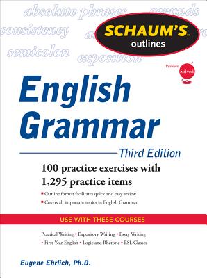 Schaum's Outline of English Grammar Cover Image