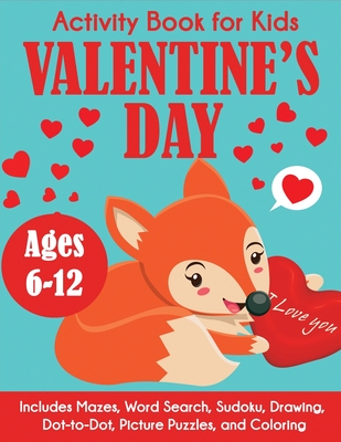 Valentine's Day Activity Book for Kids Cover Image