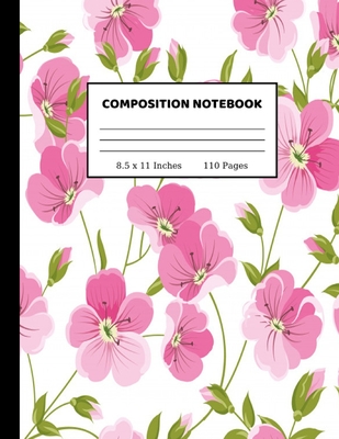 Composition Notebook: Wide Ruled School Composition Books - 8.5 x 11, 110 pages By Erma Holland Cover Image