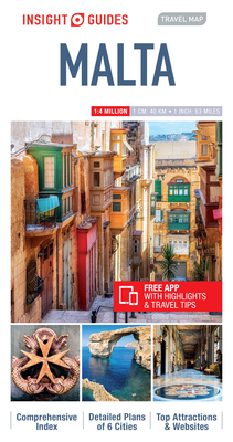Insight Guides Travel Map Malta (Insight Travel Maps) Cover Image