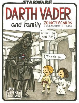 Darth Vader and Family Notecards By Jeffrey Brown Cover Image