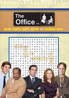 The Office Word Search, Quips, Quotes & Coloring Book (Coloring Book & Word Search) Cover Image