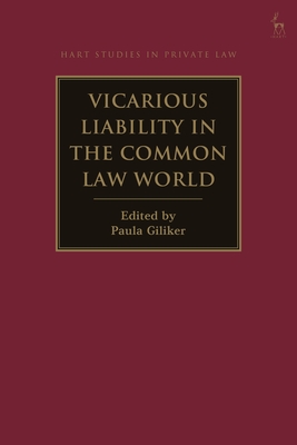 Vicarious Liability in the Common Law World (Hart Studies in Private Law) By Paula Giliker Cover Image