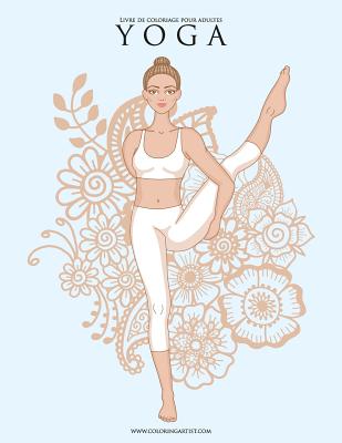Livre de coloriage pour adultes Yoga 1 & 2 Cover Image