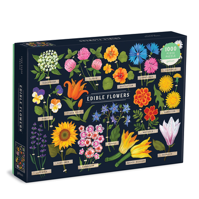 Edible Flowers 1000 Piece Puzzle By Galison Cover Image