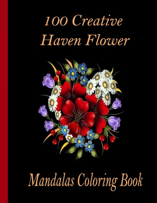 Mandala Flowers Relaxing Coloring Book For Adults: Advanced