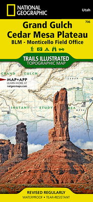 Grand Gulch, Cedar Mesa Plateau Map [Blm - Monticello Field Office] (National Geographic Trails Illustrated Map #706)