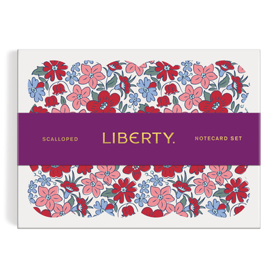 Liberty Scalloped Shaped Notecard Set By Galison, Liberty (By (artist)) Cover Image