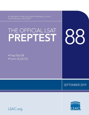 The Official LSAT Preptest 88: (September 2019 Lsat) Cover Image