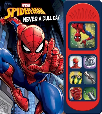 Little Sound Book Marvel Spider-Man RF Never a Dull Day (Play-A-Sound) Cover Image