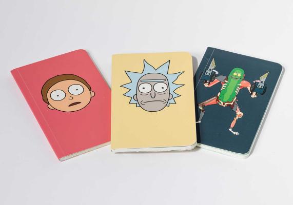 Rick and Morty: Pocket Notebook Collection (Set of 3) By Insight Editions Cover Image