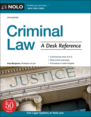 Criminal Law: A Desk Reference Cover Image