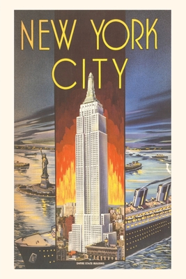 Vintage Journal New York City, Empire State Building (Pocket Sized - Found Image Press Journals)