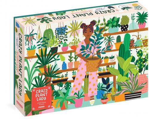 Crazy Plant Lady 1,000-Piece Puzzle (Workman Puzzles) By Isabel Serna Cover Image