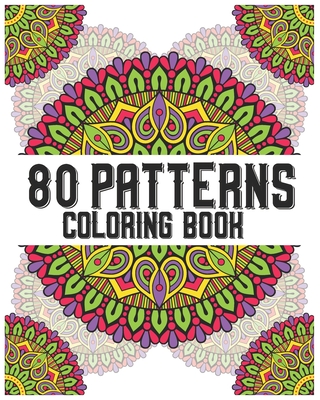 cool pattern mandalas coloring book stress- relief: Coloring Book